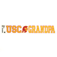 USC Trojans Tommy Head Grandpa Outside Strip Decal